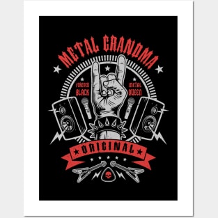 Metal Grandma Posters and Art